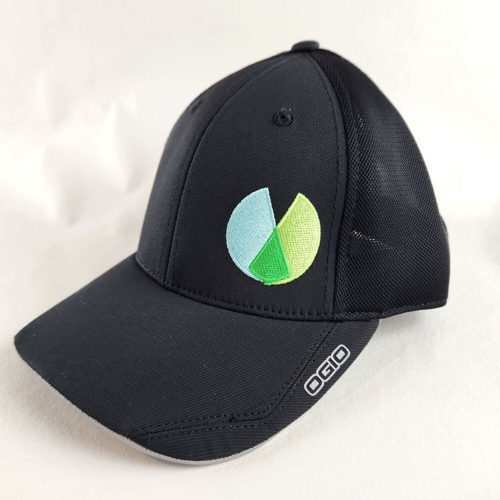 OGIO Endurance Hat Mens L/XL Black Stretch Fit Mesh Athletic Running Cap